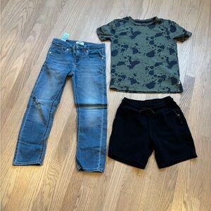 Tommy Bahama Levi’s Art Class Boy’s 8Y Bundle Jeans Tshirt Shorts